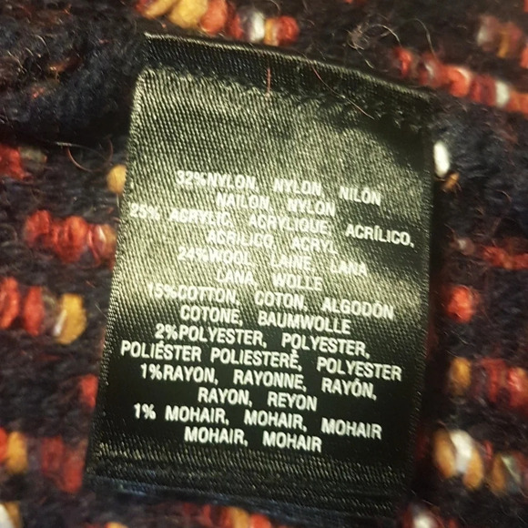 Anthropologie Moth Keavy jacquard waterfall front wool blend cardigan s… - Picture 12 of 12